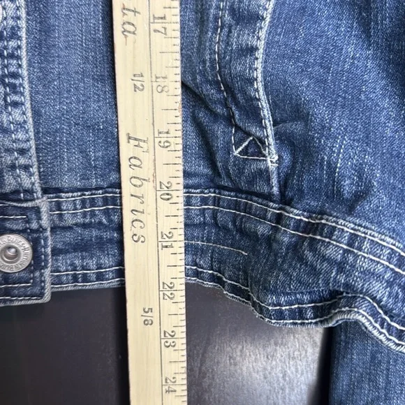 RHYTHM‎ IN BLUE JEAN JACKET with bling Size 1X - Picture 5 of 7